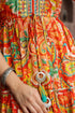 Ethnic Motifs Printed Pure Cotton Anarkali Ethnic Dress